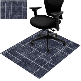 Office Chair mat, 36 "x48 Heavy Duty Desk Chair mat, Designed for Hardwood and Tile Floors, Suitable for Rolling Computer Chairs Under Desk Protective mat, Non-Slip, Low Pile Floor Protector.