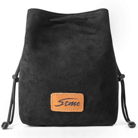 S-ZONE Soft Camera Bag DSLR Insert Handbag Drawstring Lens Case Compatible with Canon Nikon Sony