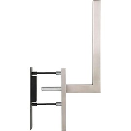 MARCHESI Hebeschiebetürgriff Garnitur Malmö, Terrassentürgriff + Muschelgriff, Edelstahl matt