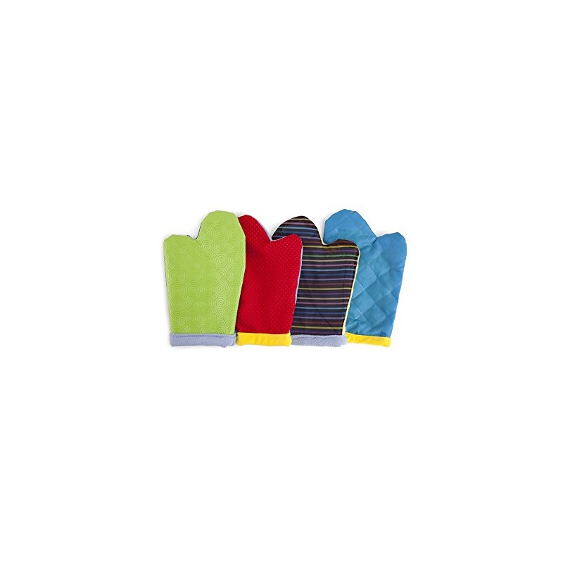 ALDONZA guantes con telas de diferentes texturas para estimulación temprana