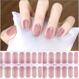 ジェルネイルシール 手用 スパンコールシリーズ 28枚入 マニキュア膜付 貼るだけ 手の爪 ネイルデザイン ネイルアート ネイルラップ ネイルジュエリー 人気 无臭 可愛い レディース 初心者