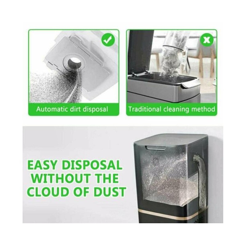 12 Packs Eco-Friendly Disposal Vacuum Dust Bags for iRobot Roomba