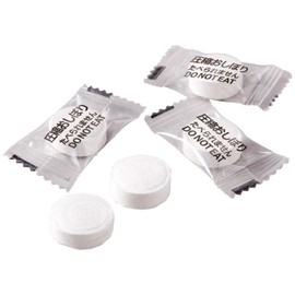 Como Life Compressed Hot Towels, Pack of 50, Individual Packaging, Disposable, Towel, Duster, Inflatable, Compact, Lightweight, Dishcloth, For Disasters, Outdoors, Camping, White