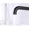 Wall Mount Tub Filler Matte Black Tub Faucet High Flow
