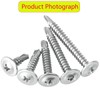 Qrity Self Tapping Screws M4.8 x 13 mm, Drill Tail
