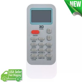 For Whirlpool DG11J1-34 Replaced Remote for Whirlpool AC Air Conditioning DG11J1-16 DG11J1-53