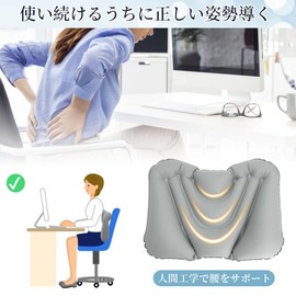 TongWey Back Pain Cushion, For Car Travel, Airplane Cushion, Backrest, Posture Support, Portable, Office, Lumbar Support, Chair, Night Bus, Bullet Train, Car, Travel, Camping Pillow, Lightweight