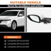 Aspaton Left Driver Side Mirror Assembly Compatible with Accord 2023