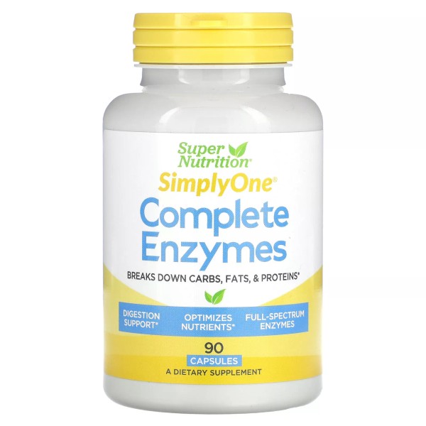 Super Nutrition SimplyOne, Complete Enzymes, 90 Capsules