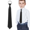 UEIOAVL Krawatten für Jungen, 1 Stück Kinderkrawatten mit Reißverschluss vorgebunden