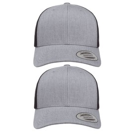 Yupoong YP Classics Retro - Gorro de Camionero para Hombre, Japeado/Negro, One Size