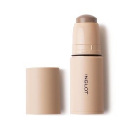 Inglot Creamy Bronzer Stick Natural Contouring and Easy to Use Long-Lasting Effect Moisturising Formula for Modeling the Face Cool Brown 110 6.2 g