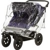 Playshoes Unisex Kinder Universal-Regen-Verdeck für Geschwister-Buggy 448962, 21 - transparent,