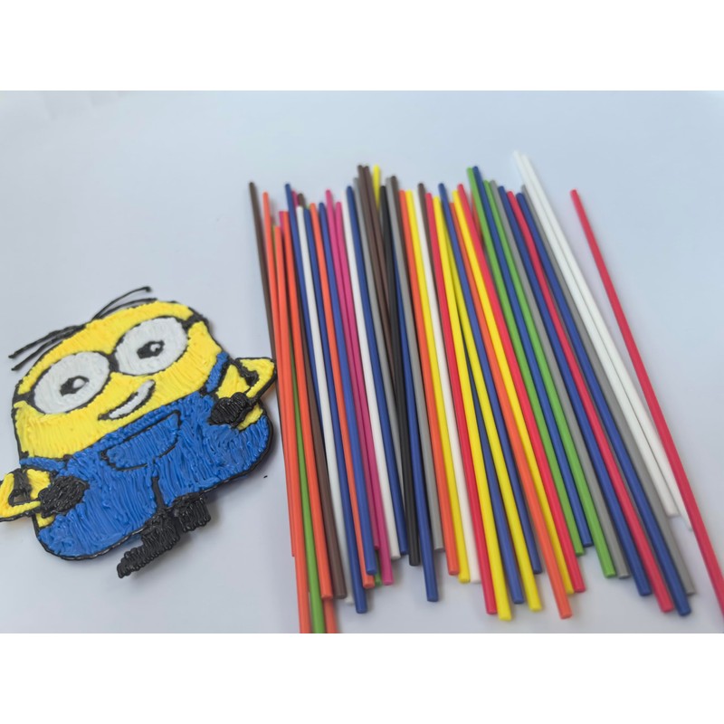 Pizimae 300 PCS 3D Pen Filament Refills, 10 Random Colors