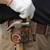 TOURBON Leather Tool Holster Hammer Tape Measure Pencil Holder for