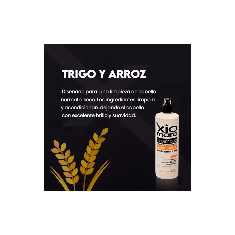 Shampoo Trigo Y Arroz Xiomara 450ml