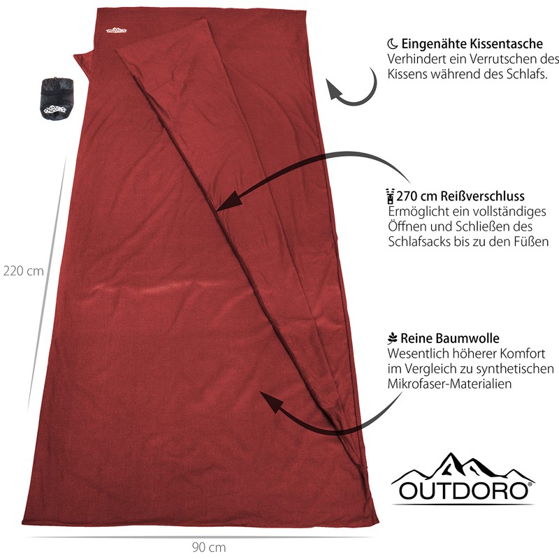 Outdoro Sleeping Bag, Ultra Light Travel Sleeping Bag, Only 350