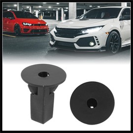 Hihaha 50 Pcs Plastic Rivet Muds Interior Mat Clips for Toyota Prado Durable Material