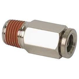 VIAIR 11474 Male Airline Straight Fitting, 3/8" NPT x 1/4" (Pack of 2)