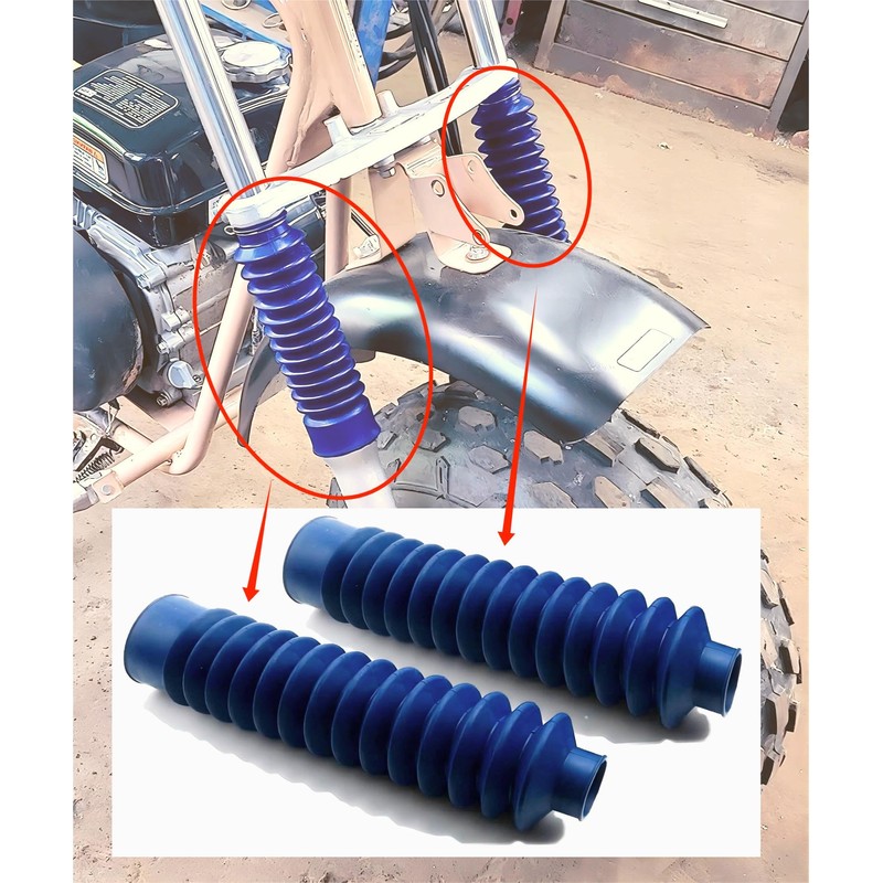 HCLLPS Universal Fork Boots for Honda ATC 200X 1983-1987