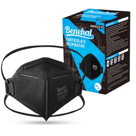 benehal N95 Mask Particulate Respirators, Pack of 30 N95 Face Masks, Individually Wrapped,Black
