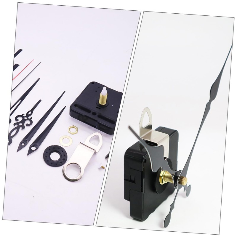 TEHAUX 2 Sets DIY Clock Movement Kit Quartz Clock Mechanisms