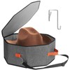 kushon Hat Storage Box for Women & Men, Hardboard Support