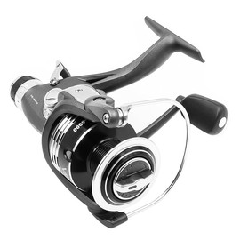 FONGKNOX Black & Grey Fishing Reel Smooth and Quiet Spinning Reel Bait Casting Reel Metal Head Long Distance Casting Lightweight 5.1:1 10+1BB Bearings Anti-Slip Comfortable Grip Model 6000 Extra Spool