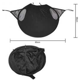 FUNNTY Universal Baby Stroller Waterproof Sun Cover,Baby Carriage Awning,for Baby Strollers Widen Sun&Rain Shade Cover Anti-UV Umbrella Canopy Universal Fit for Pram - Black