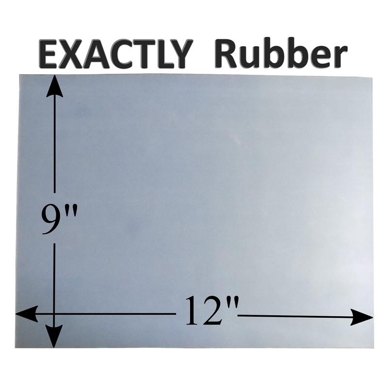 Silicone Rubber Sheet, 50A 1/16 x 9 x 12", Food