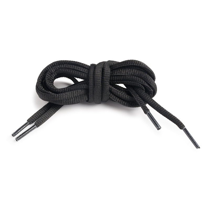 OrthoStep Oval Athletic Black 48 inch Shoelaces 2 Pair Pack