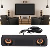 TV Soundbar USB Power 3.5mm Plug HiFi Stereo Subwoofer TV