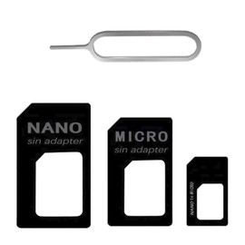 4 in 1 Nano SIM Karten Adapter,SIM Adapter,Simkarten Adapter,SIM-Karten-Adapter mit SIM-Auswurfstift,PC-Material,Kompatibel mit Smartphone,Einfach und Leicht zu Bedienen