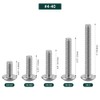 #4-40 x 1/4" Truss Head Machine Screws (200 pcs), 18-8