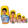 KaleaBoutique Long Lasting Collectible Beatles 5 Piece Russian Style Nesting