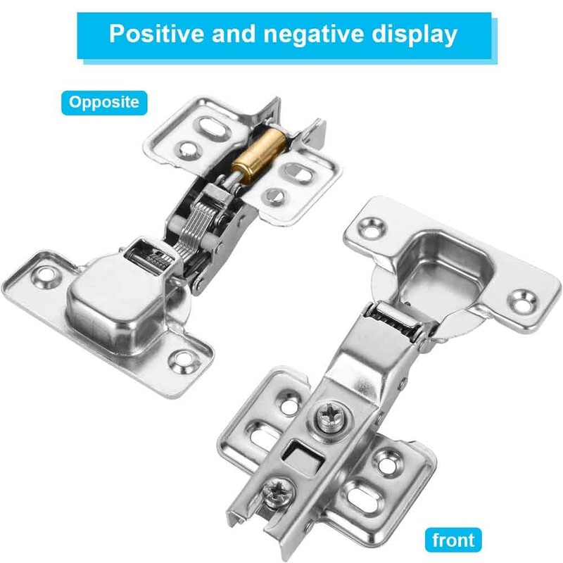 10 PCS Soft Close Cabinet Hinges Cold Rolling Door Hinge