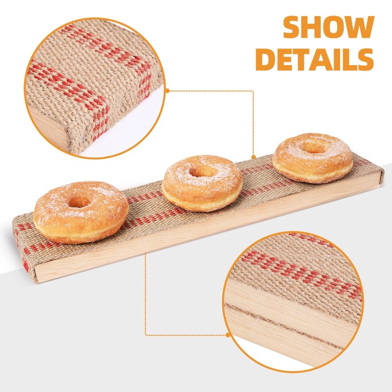 Bompro 1 Pair Bagel Boards For Baking Bagelsï¼ŒCedar and Burlap