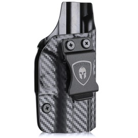 WARRIORLAND IWB Carbon Fiber Kydex Holster Fit G43 / G43X(Not Fit G43X MOS) Pistol, Inside Waistband Condealed Carry Holster G43 G43X, Adj. Cant & Retention, Right Hand