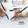 Nicpro Black Metal 2.0 Mechanical Pencil Set with Case, 3