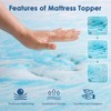Mattress Topper Queen, 3 Inch Gel Memory Foam Bed Topper