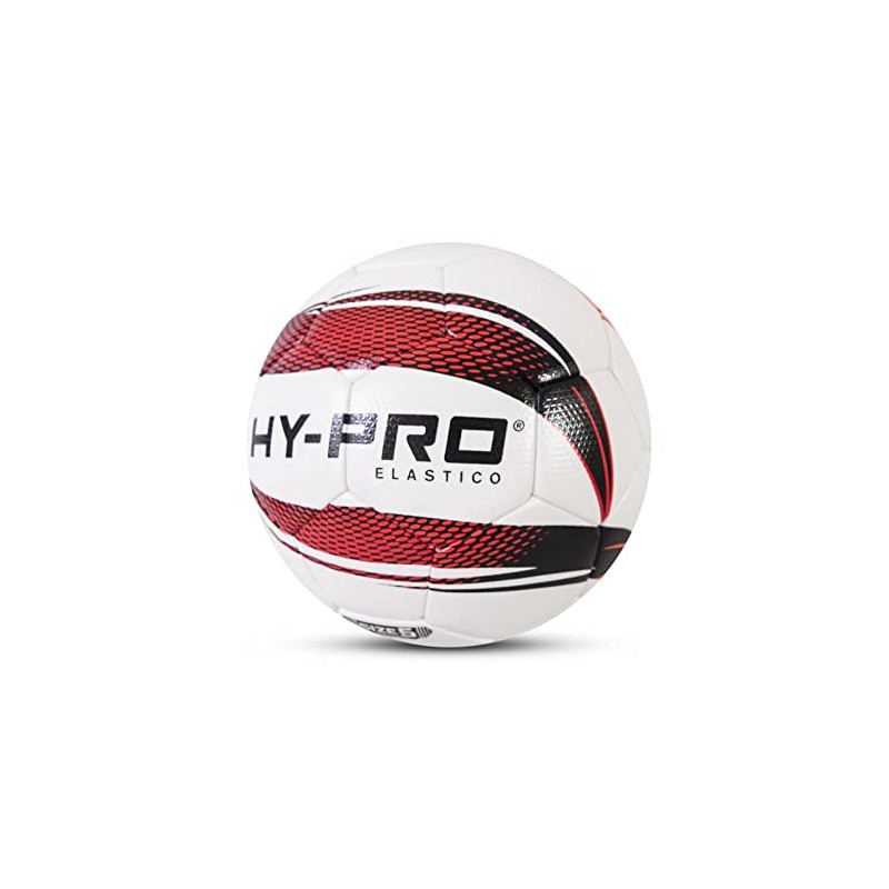 Hy-Pro Elastico Match Football Size 4, red, Black and Orange