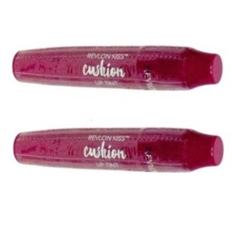 Revlon Pack of 2 Revlon Kiss Cushion Lip Tint, Berry Lit 240