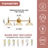 Qgiytp Vintage Bathroom Light Fixtures Gold Bathroom Vanity Light with