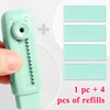M&G 4+1 Pack Rubber Erasers Sliding Retractable Eraser, Soft Cute