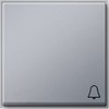 GIRA 028665 Wippe Symbol Klingel TX 44 Flush-Mounted/Water-Protected/Aluminium