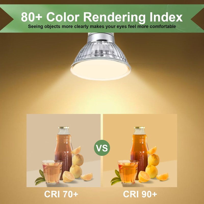 SerBion GU10 120V 50W Halogen Light Bulbs for Track and