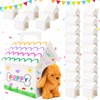 BLSUREFYX 24 PCS Dog Party Favors Boxes 7 x 4.7