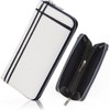 Daylight dl-1038 Men's Long Wallet, PU Leather, W Line, Round