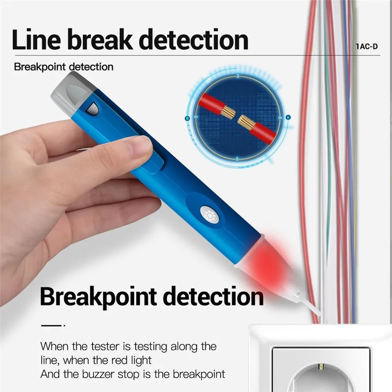 DollaTek 2 x Non-Contact Voltage Tester Electric Voltage Tester Pen