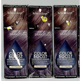 Schwarzkopf Dark Cool Color Boost, Mix in your favorite conditioner 3PK 1/26+